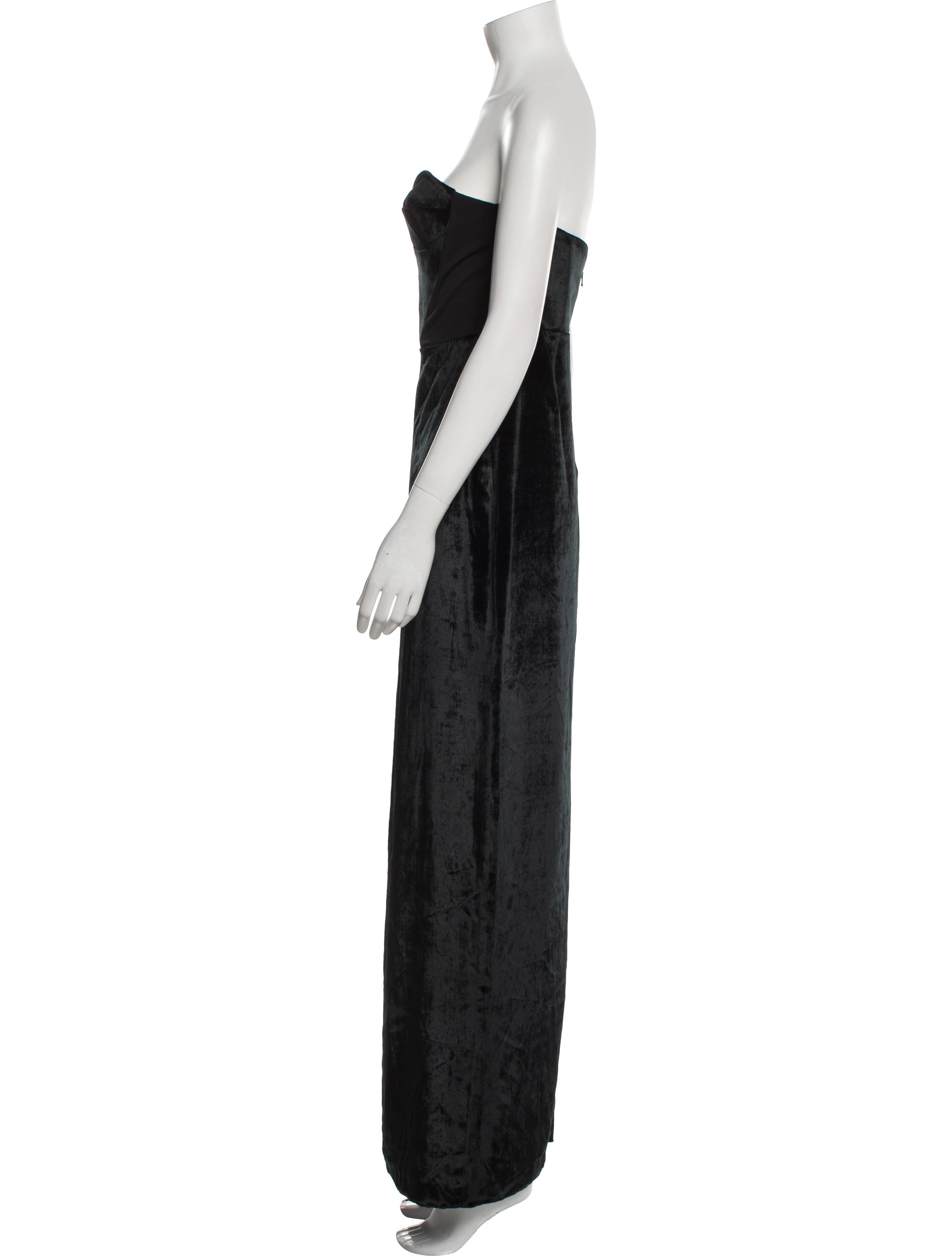 Carmen March Velvet Long Dress w/ Tags
