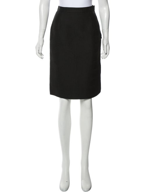 Mary McFadden Silk Knee-Length Skirt