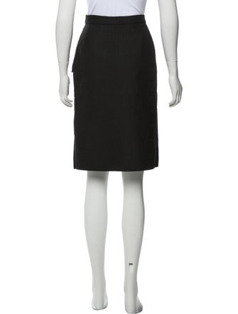 Mary McFadden Silk Knee-Length Skirt