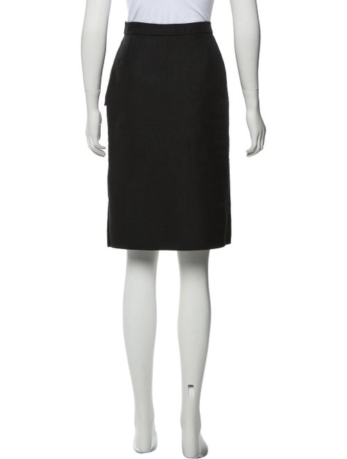 Mary McFadden Silk Knee-Length Skirt