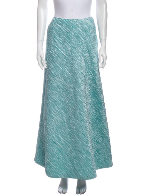 Mary McFadden Long Skirt Green