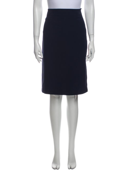 Mary McFadden Knee-Length Skirt Blue