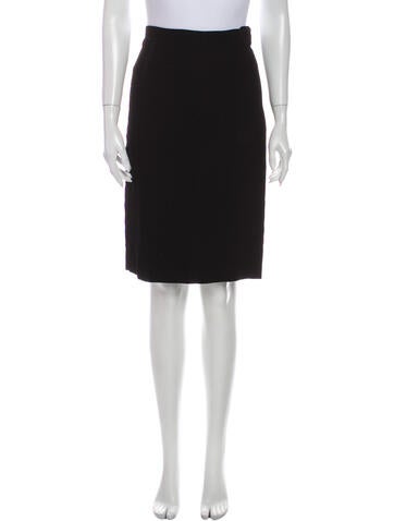 Mary McFadden Skirts Silk Knee-Length Skirt US 2 | XS