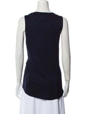 Mary McFadden V-Neck Sleeveless Top