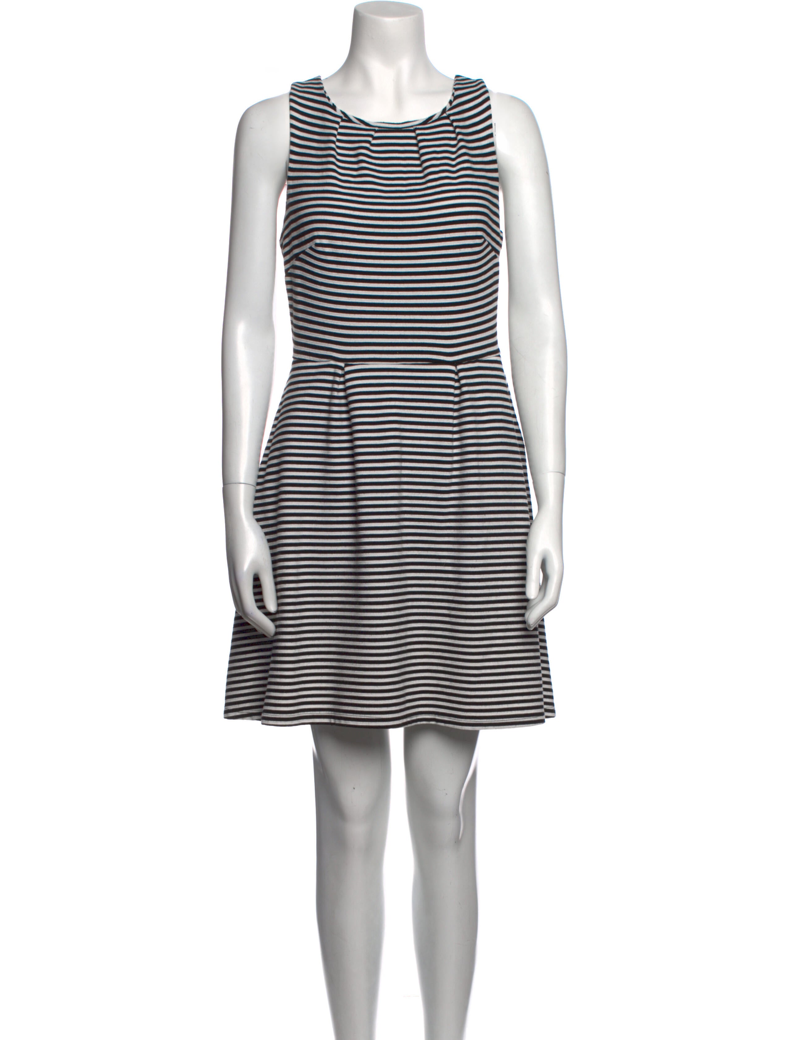 Mary McFadden Striped Mini Dress