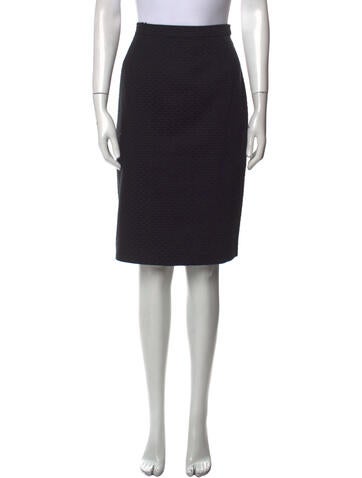Mary McFadden Skirts Knee-Length Skirt M