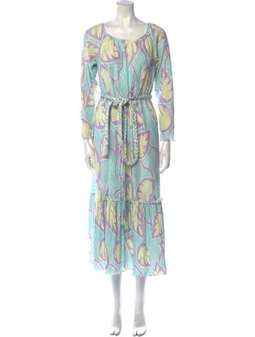 Mary McFadden Dresses Vintage Midi Length Dress M