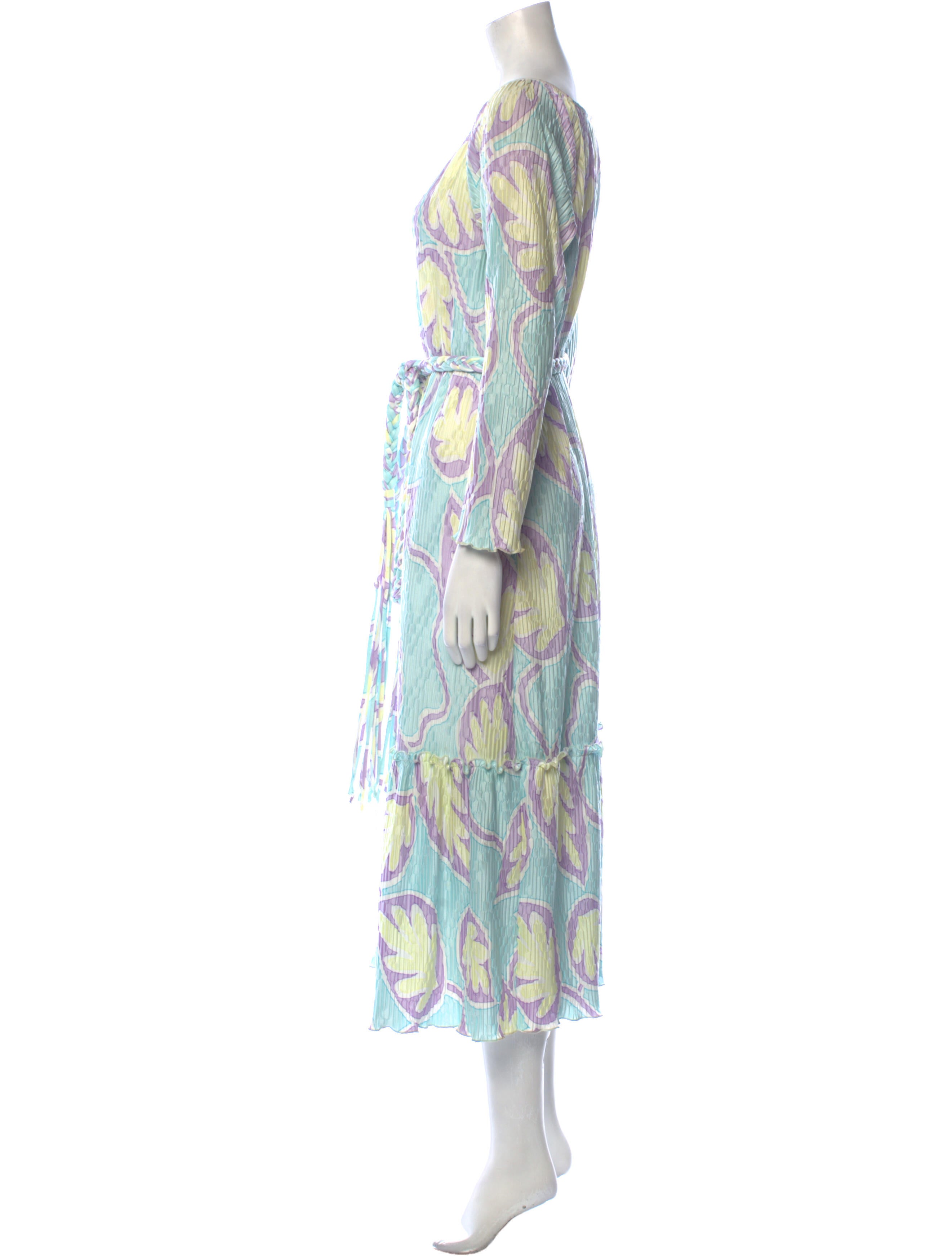 Mary McFadden Vintage Midi Length Dress