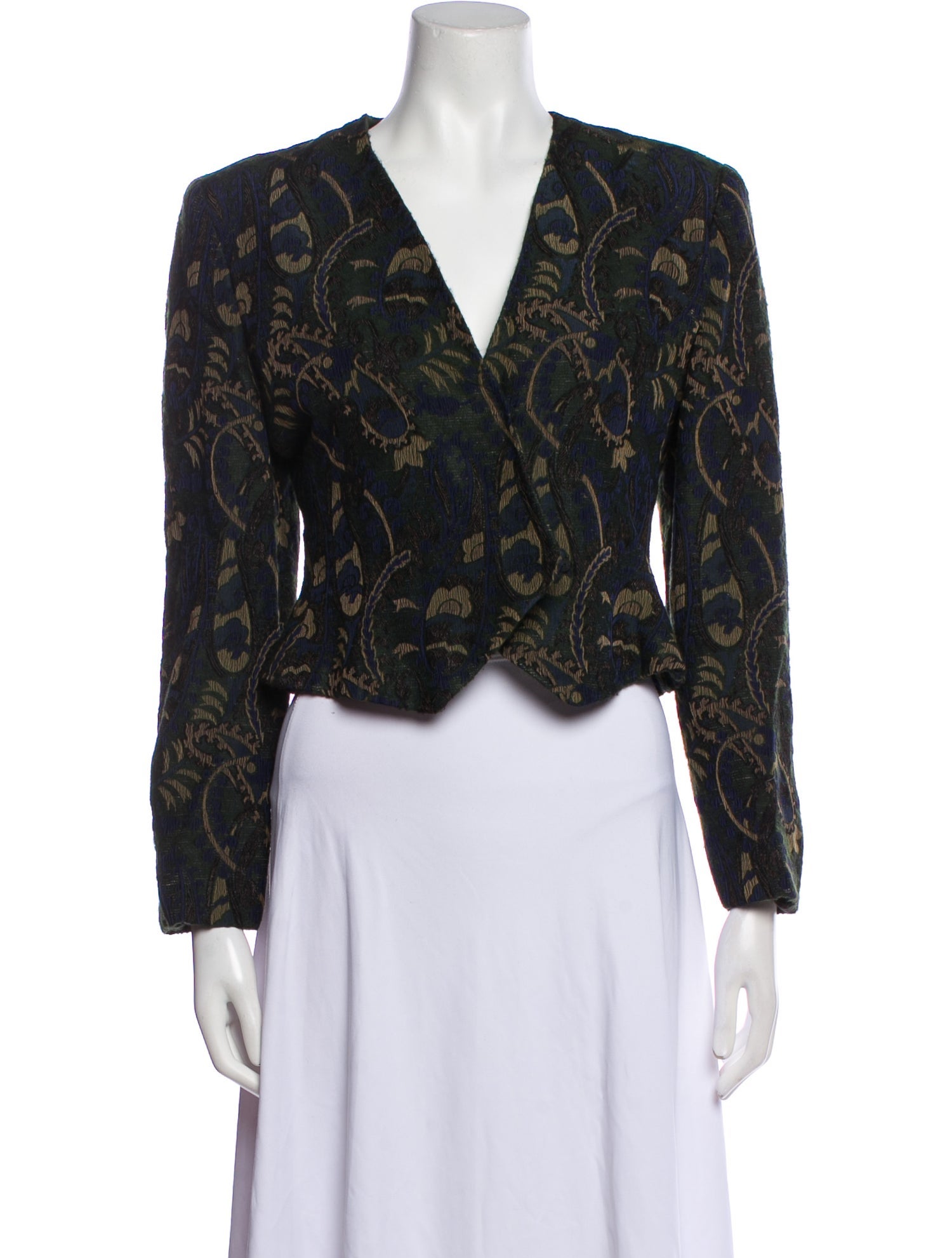 Mary McFadden Vintage 1980's Evening Jacket