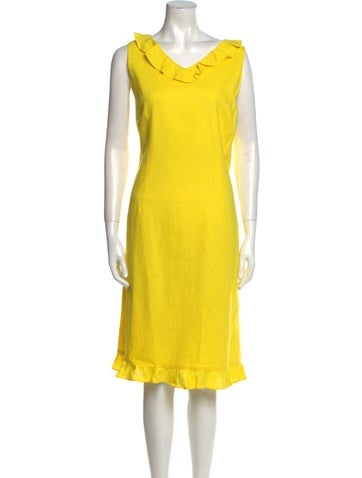 Mary McFadden Dresses Cowl Neck Midi Length Dress US 14 | XL