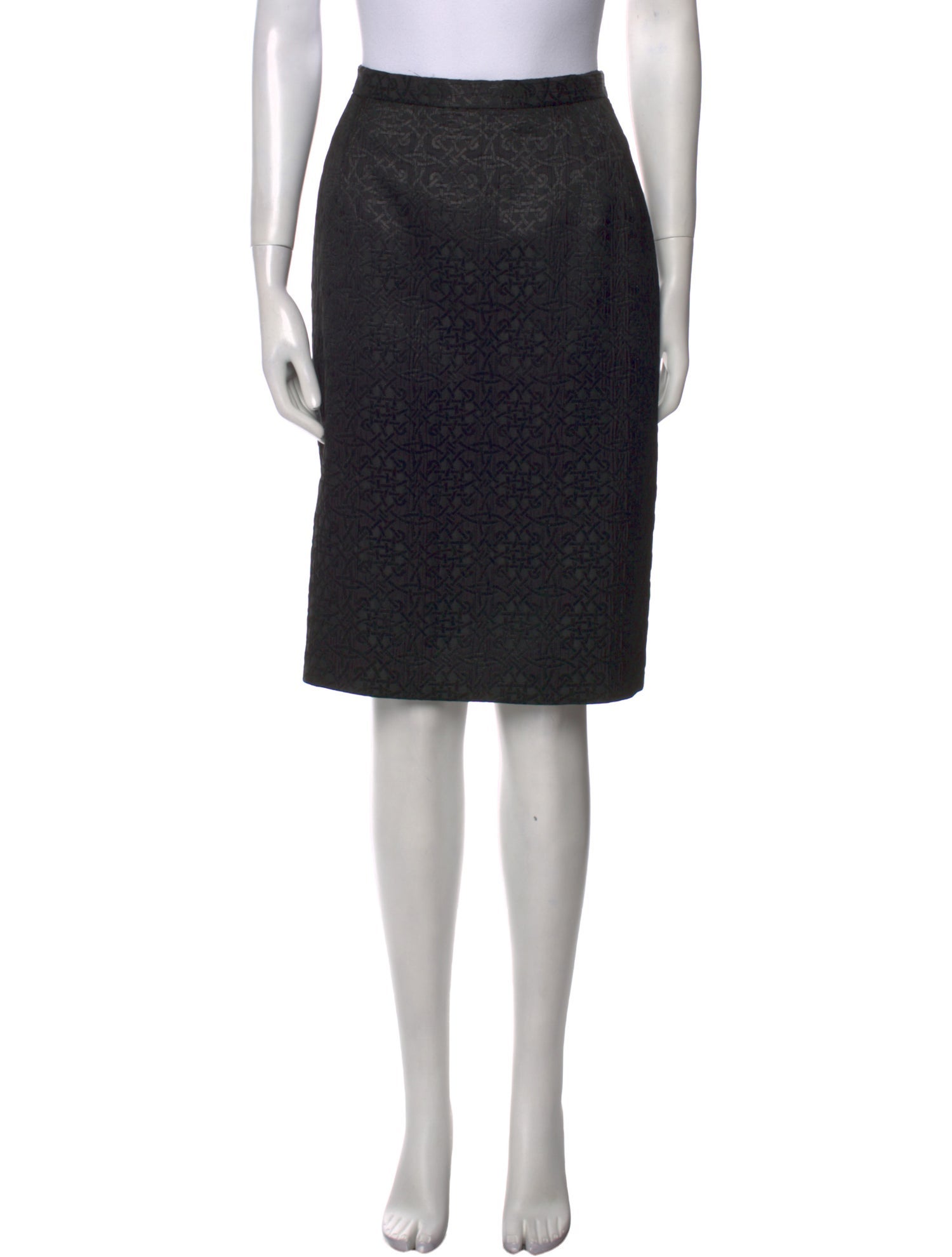 Mary McFadden Vintage Knee-Length Skirt