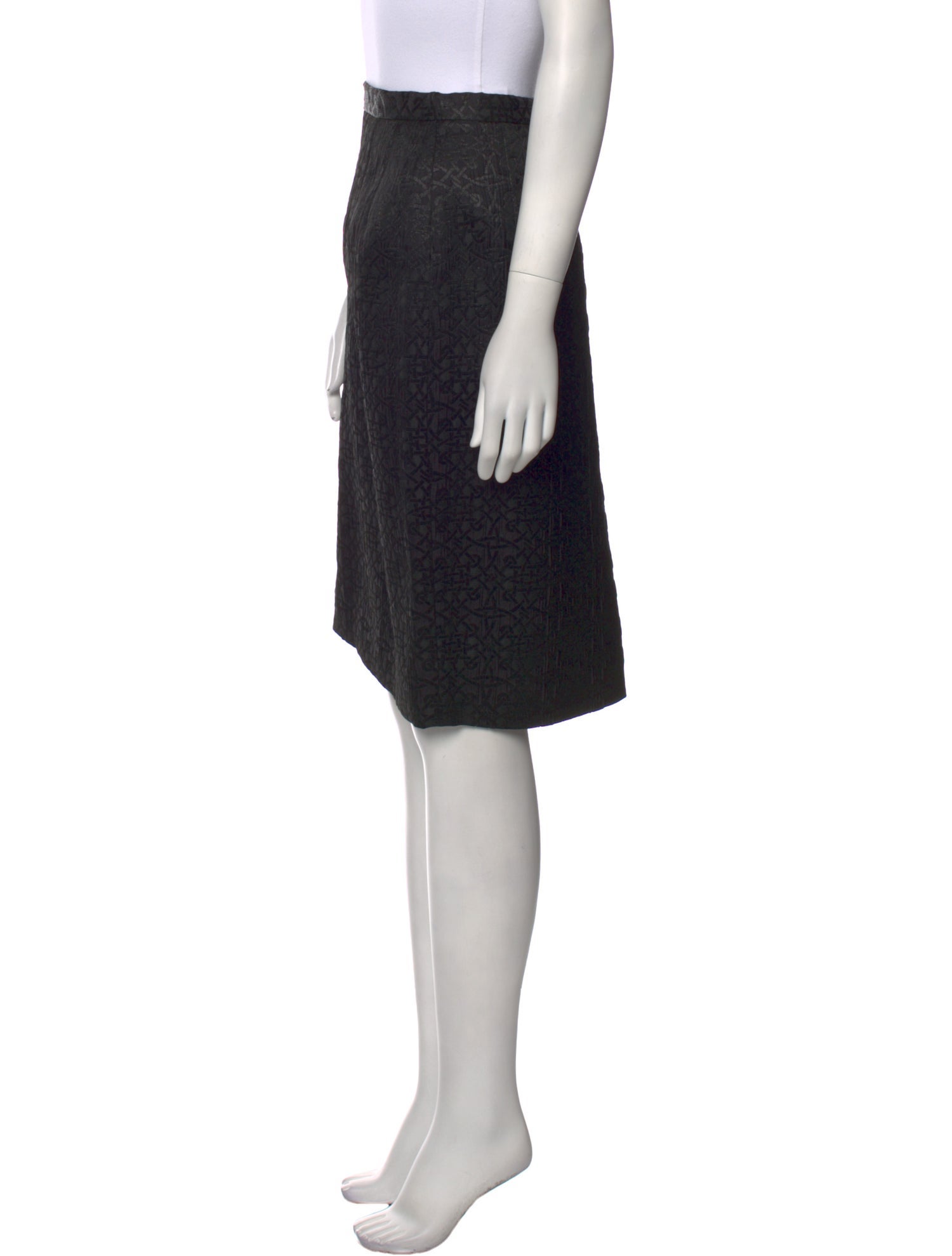 Mary McFadden Vintage Knee-Length Skirt
