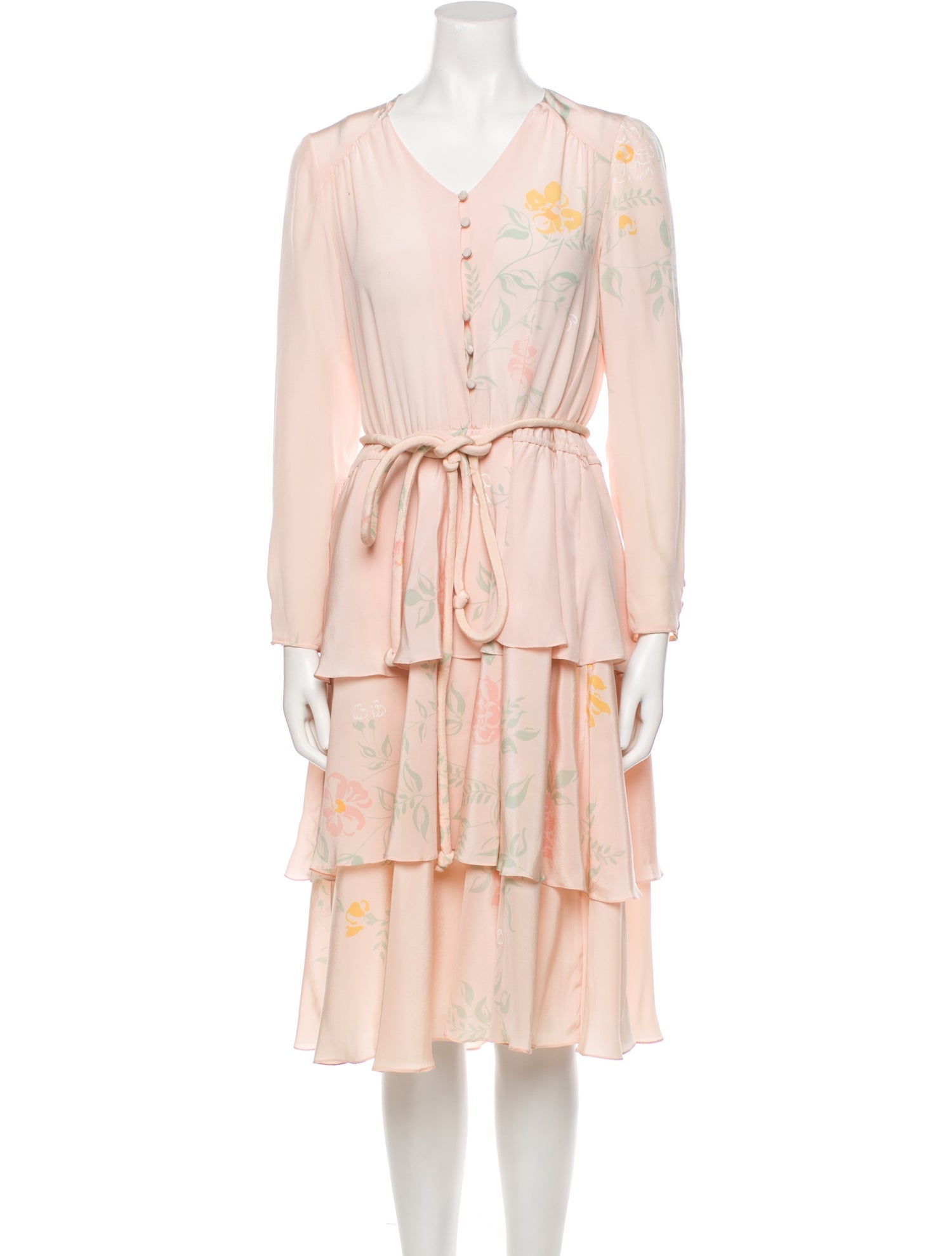 Mary McFadden Vintage Midi Length Dress