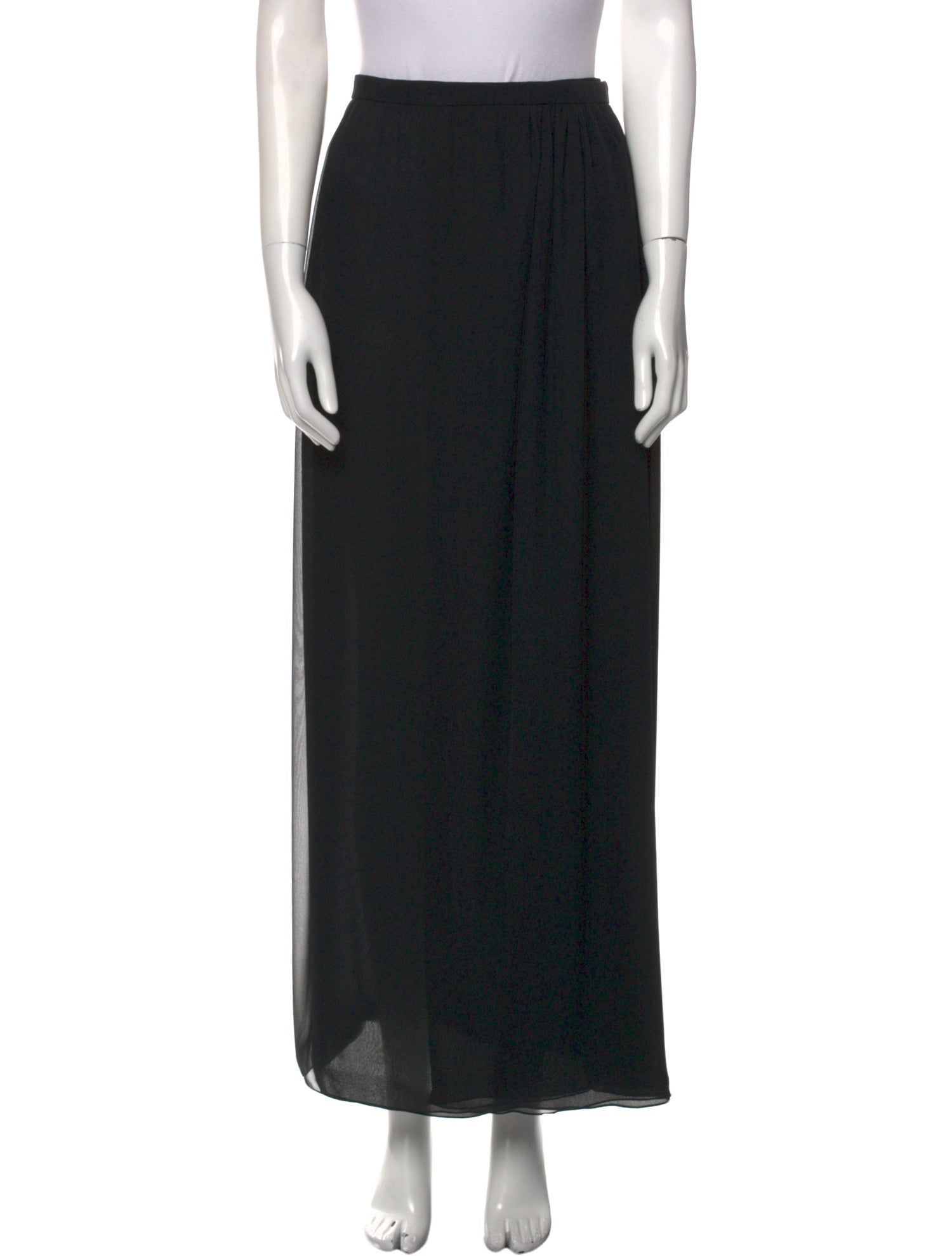 Mary McFadden Silk Long Skirt