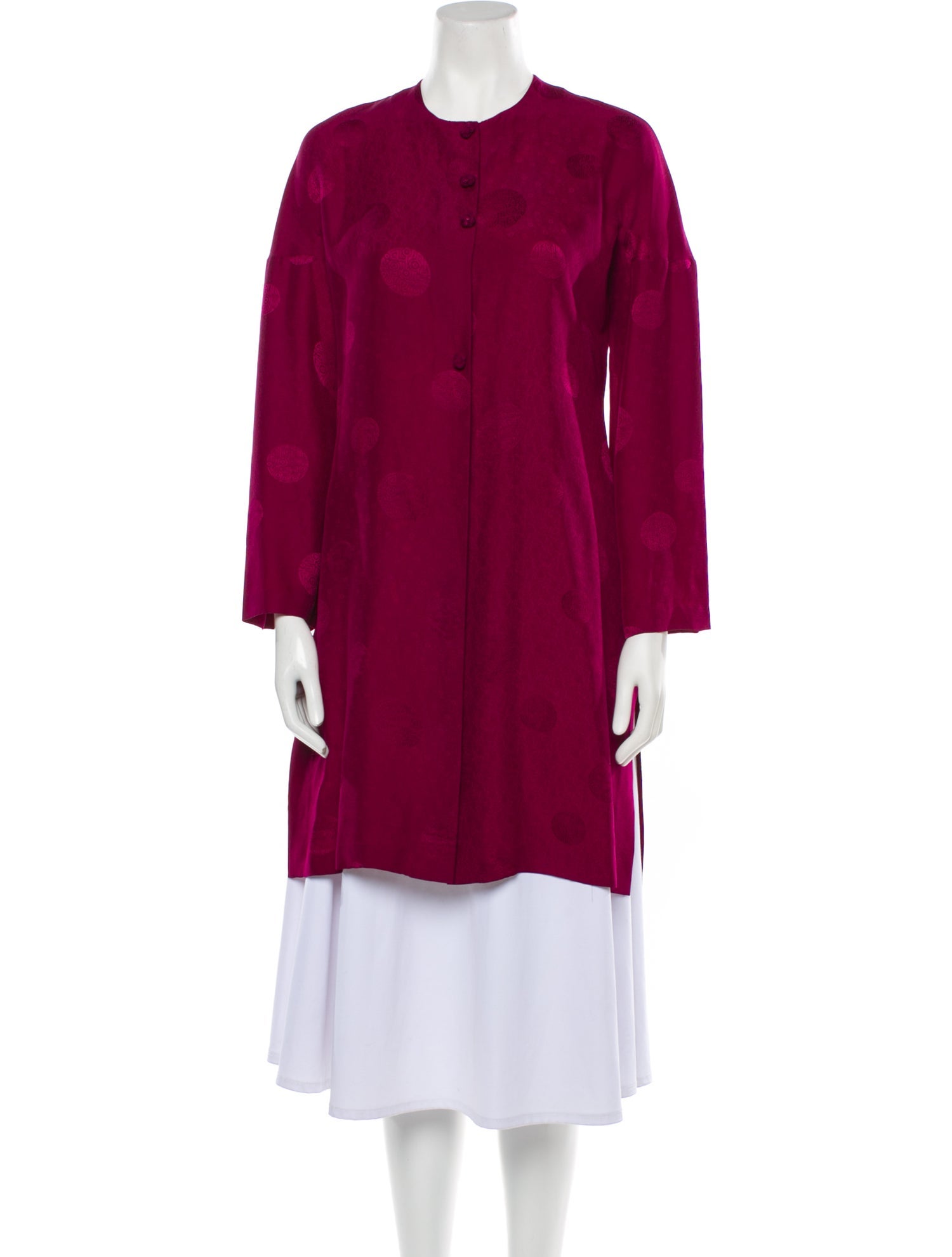 Mary McFadden Silk Coat