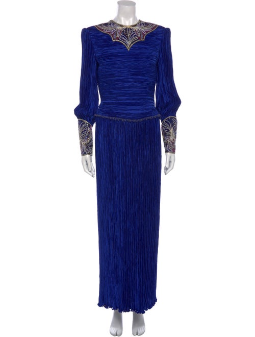 Mary McFadden Silk Long Dress