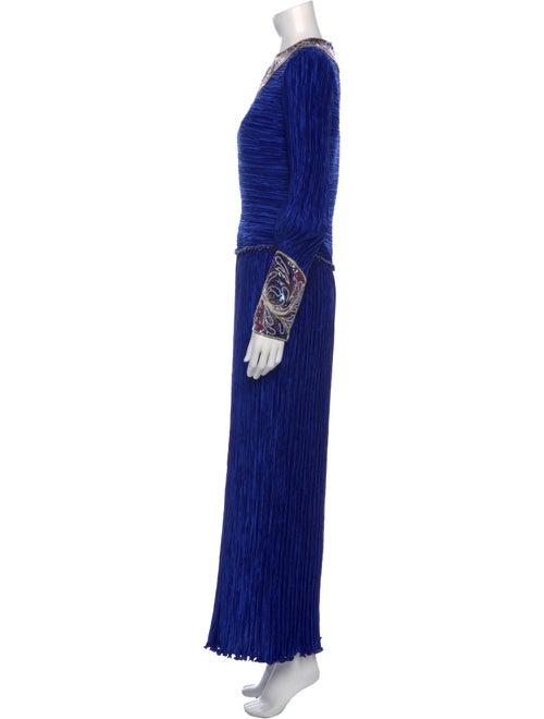 Mary McFadden Silk Long Dress