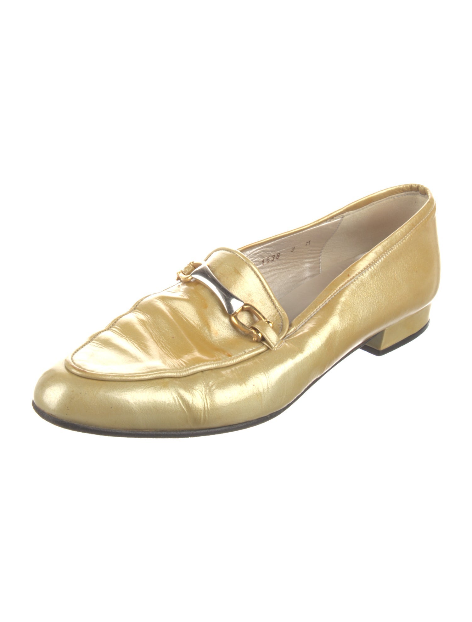 Mary McFadden Leather Loafers