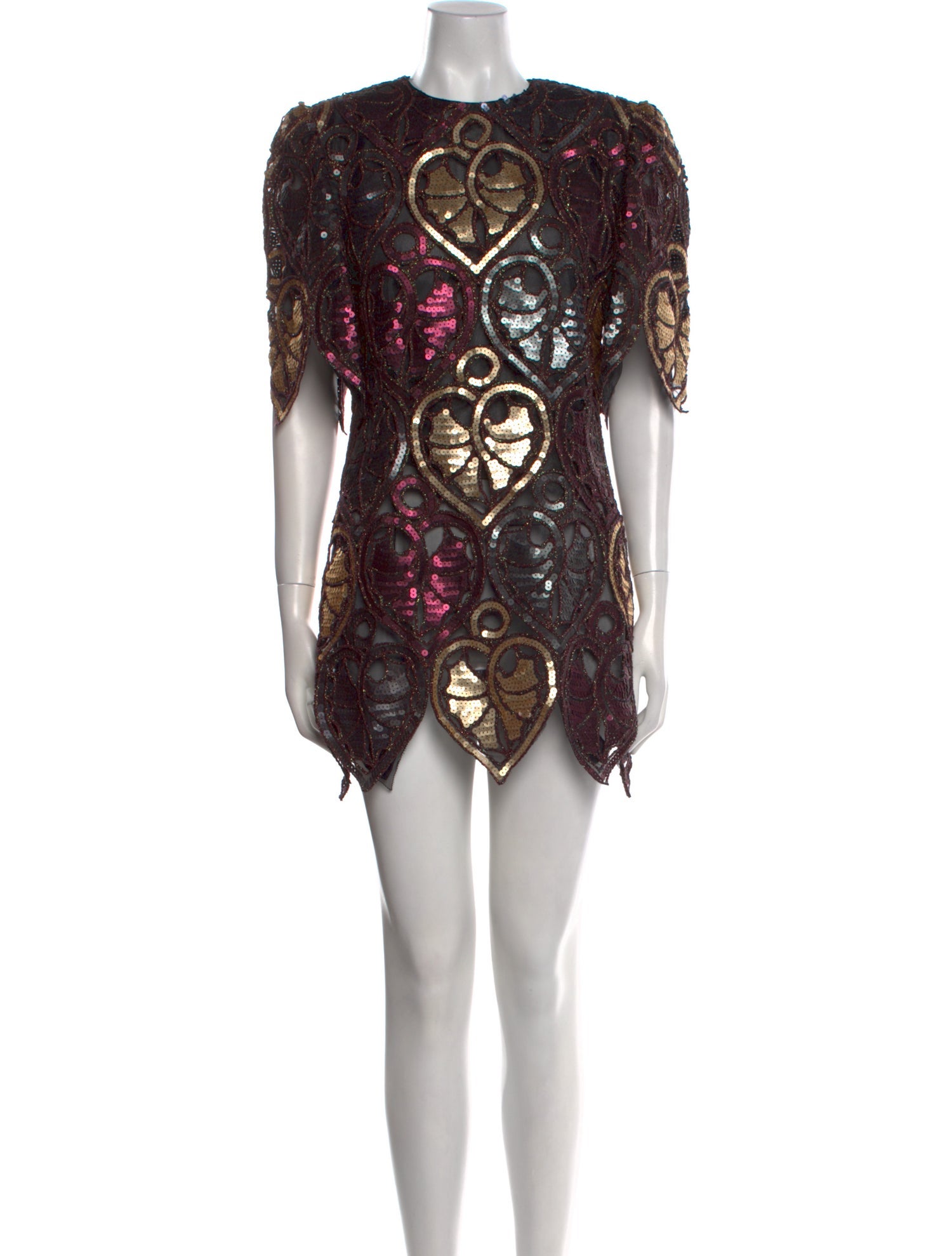 Mary McFadden Vintage 1980's Bodysuit