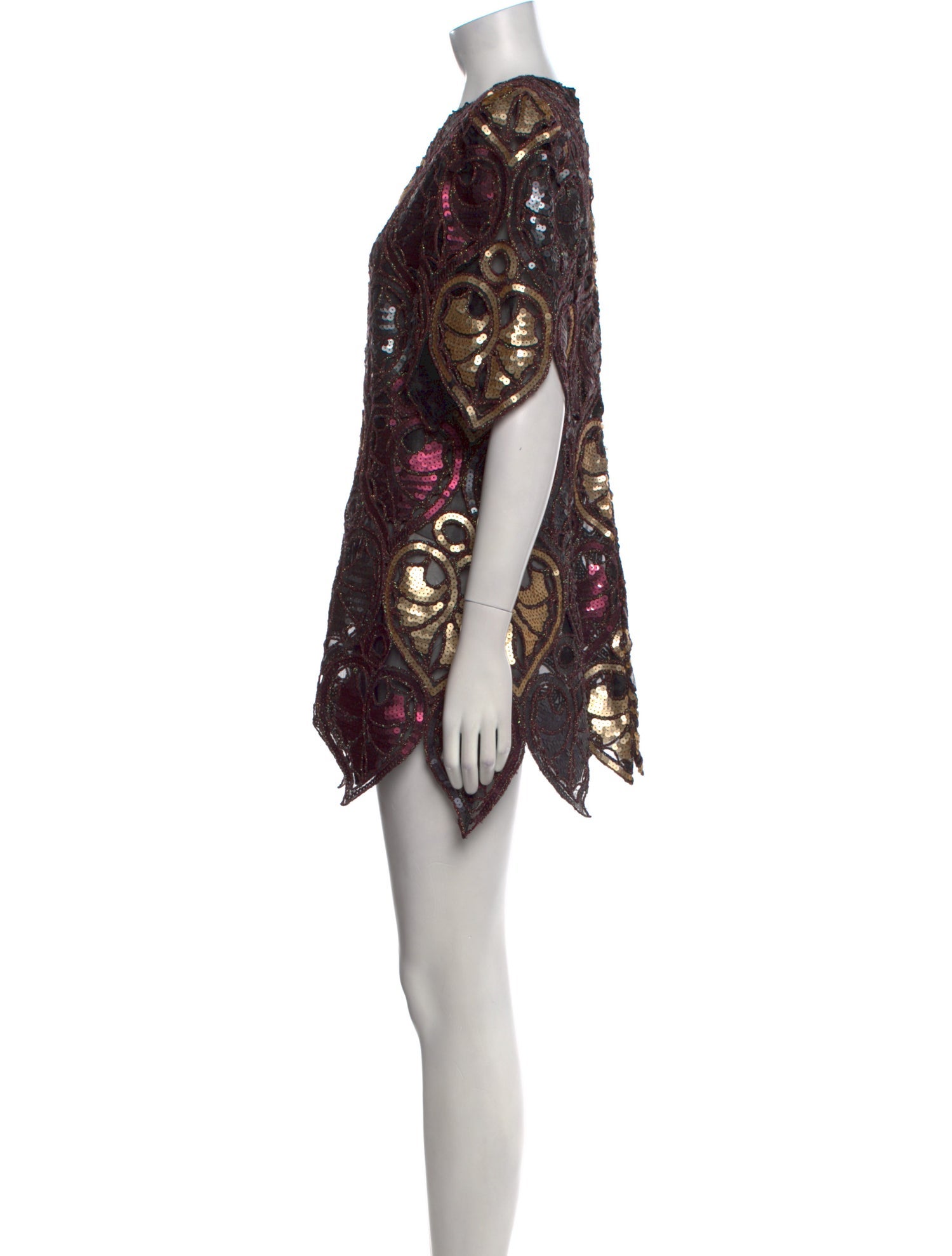 Mary McFadden Vintage 1980's Bodysuit