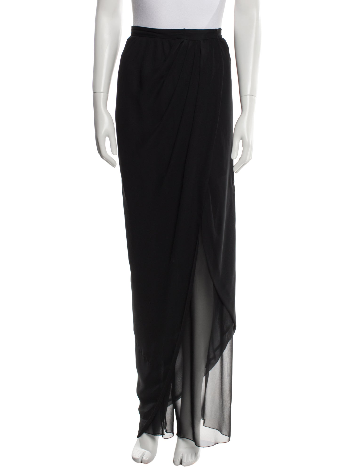 Mary McFadden Silk Wide Leg Pants