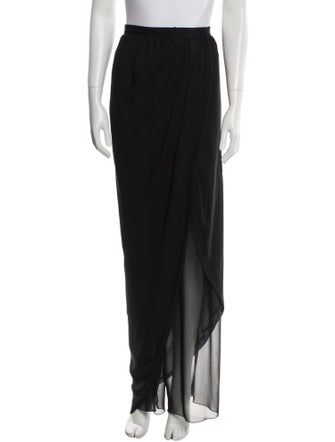 Mary McFadden Silk Wide Leg Pants