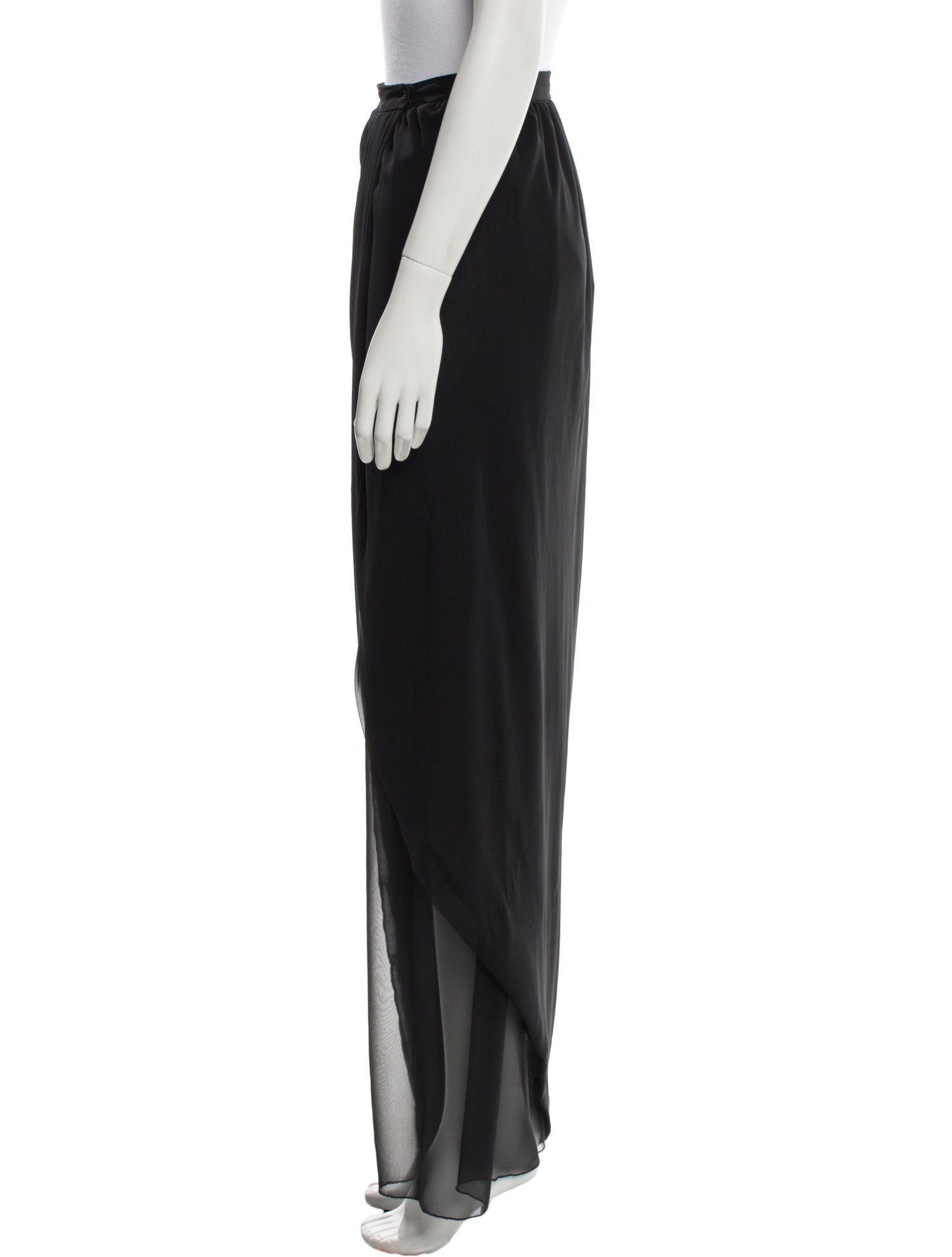 Mary McFadden Silk Wide Leg Pants