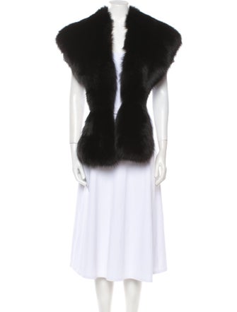 Mary McFadden Fur Shawl