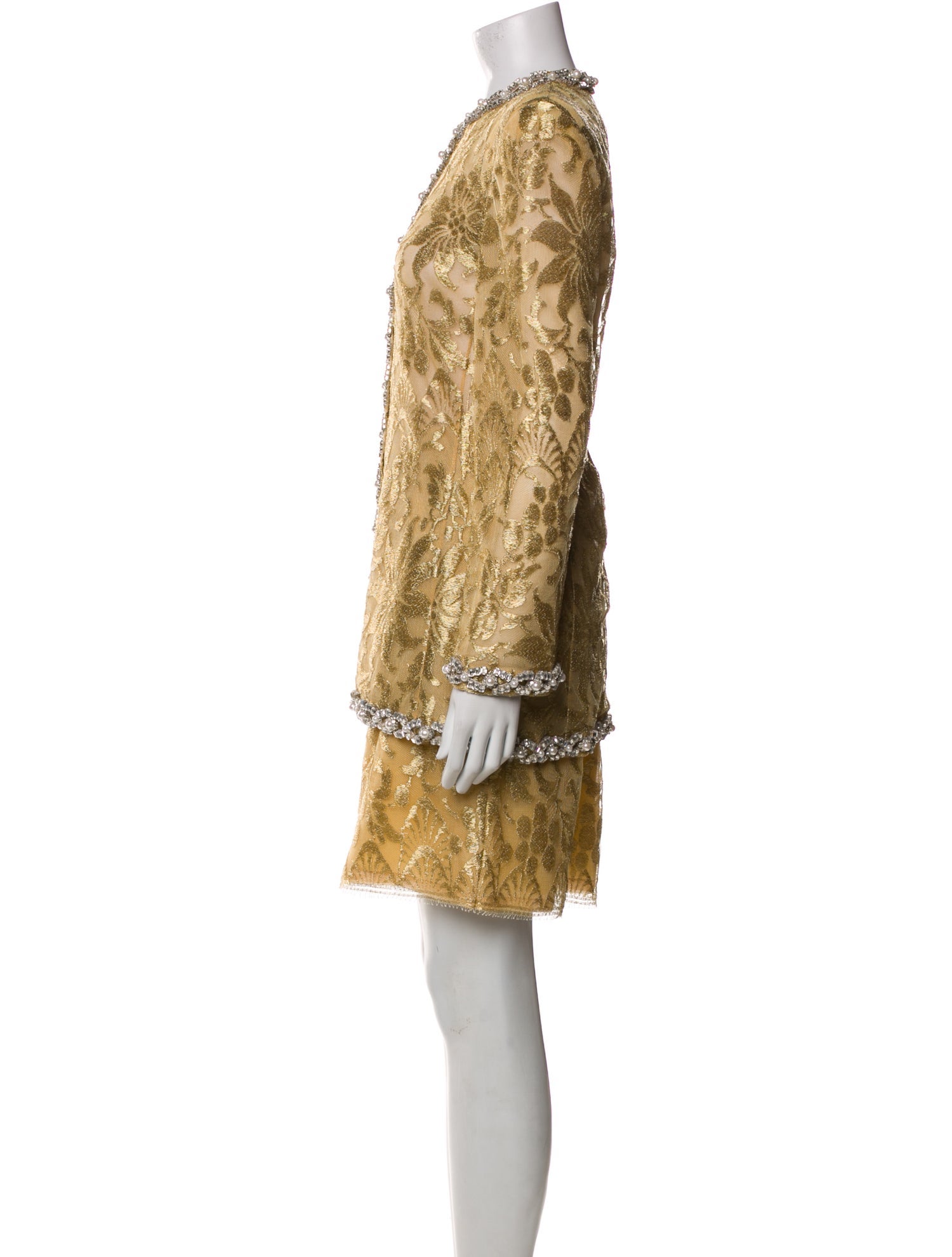 Mary McFadden Vintage 1980's Skirt Set