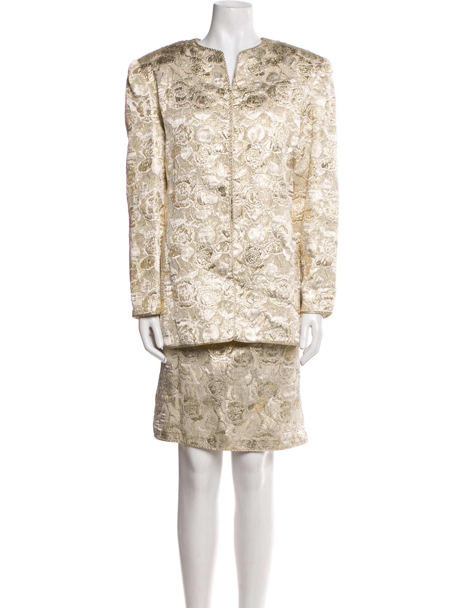 Mary McFadden Vintage 2000's Skirt Suit