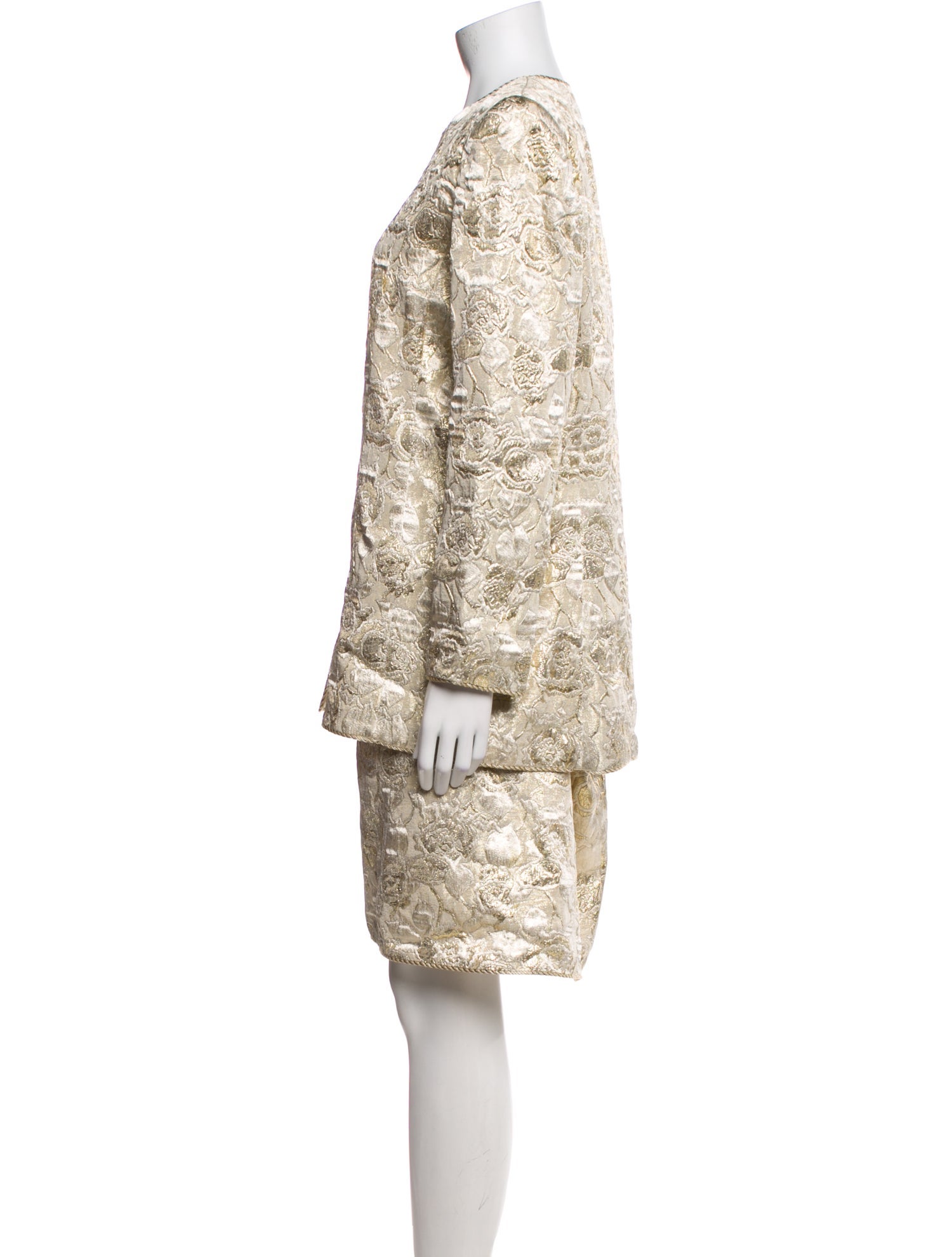 Mary McFadden Vintage 2000's Skirt Suit