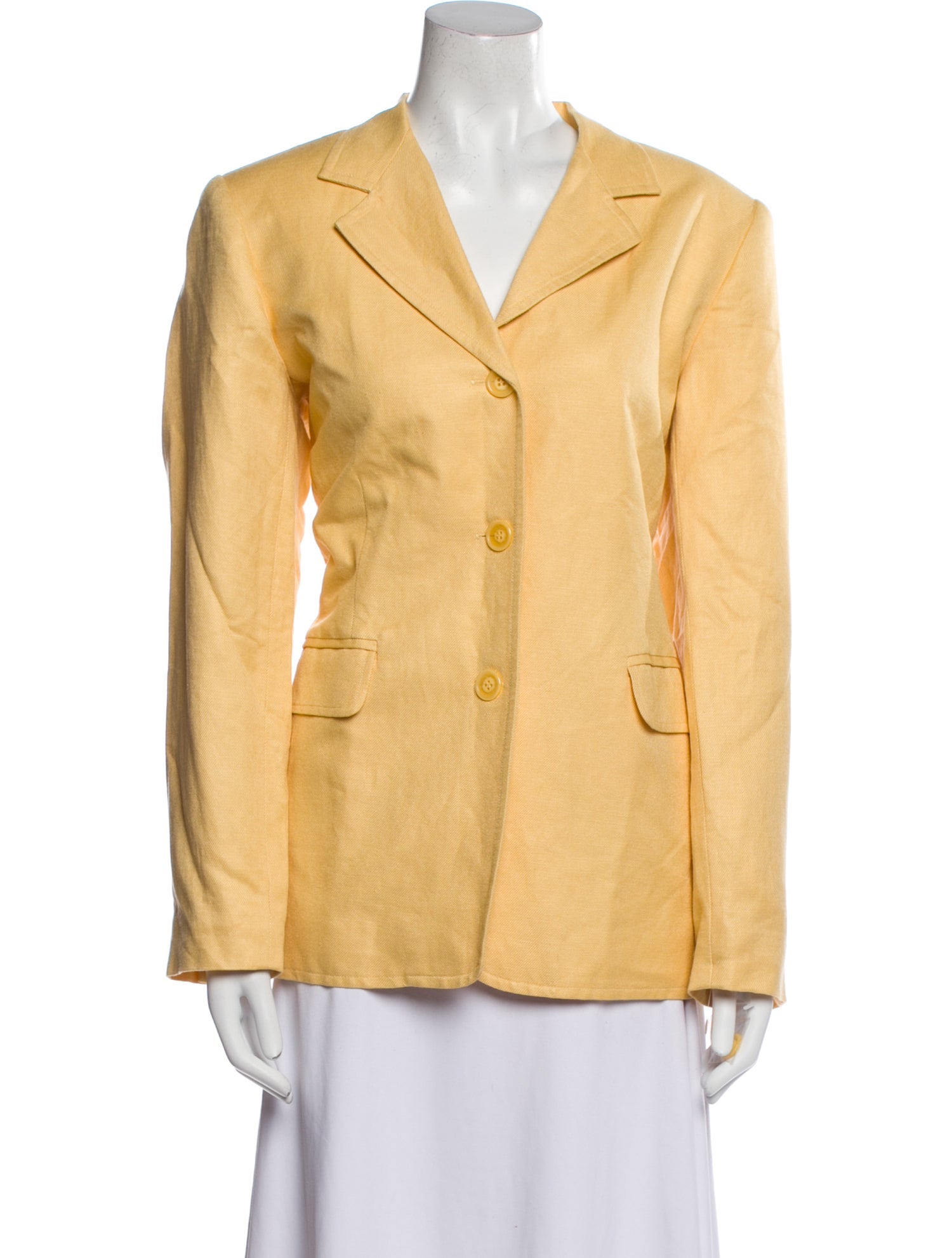 Mary McFadden Linen Blazer