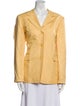 Mary McFadden Linen Blazer