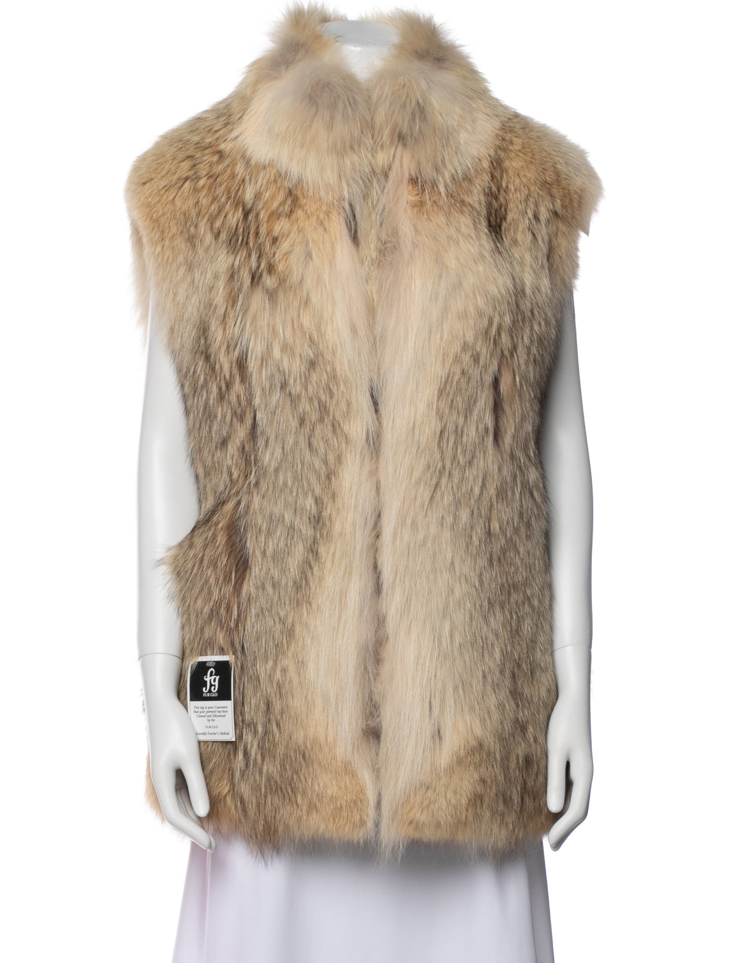 Mary McFadden Vintage 1980's Fur Coat