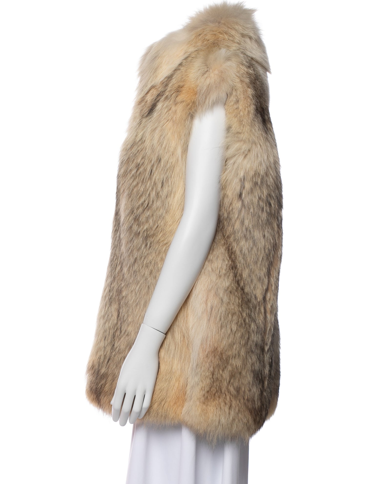 Mary McFadden Vintage 1980's Fur Coat