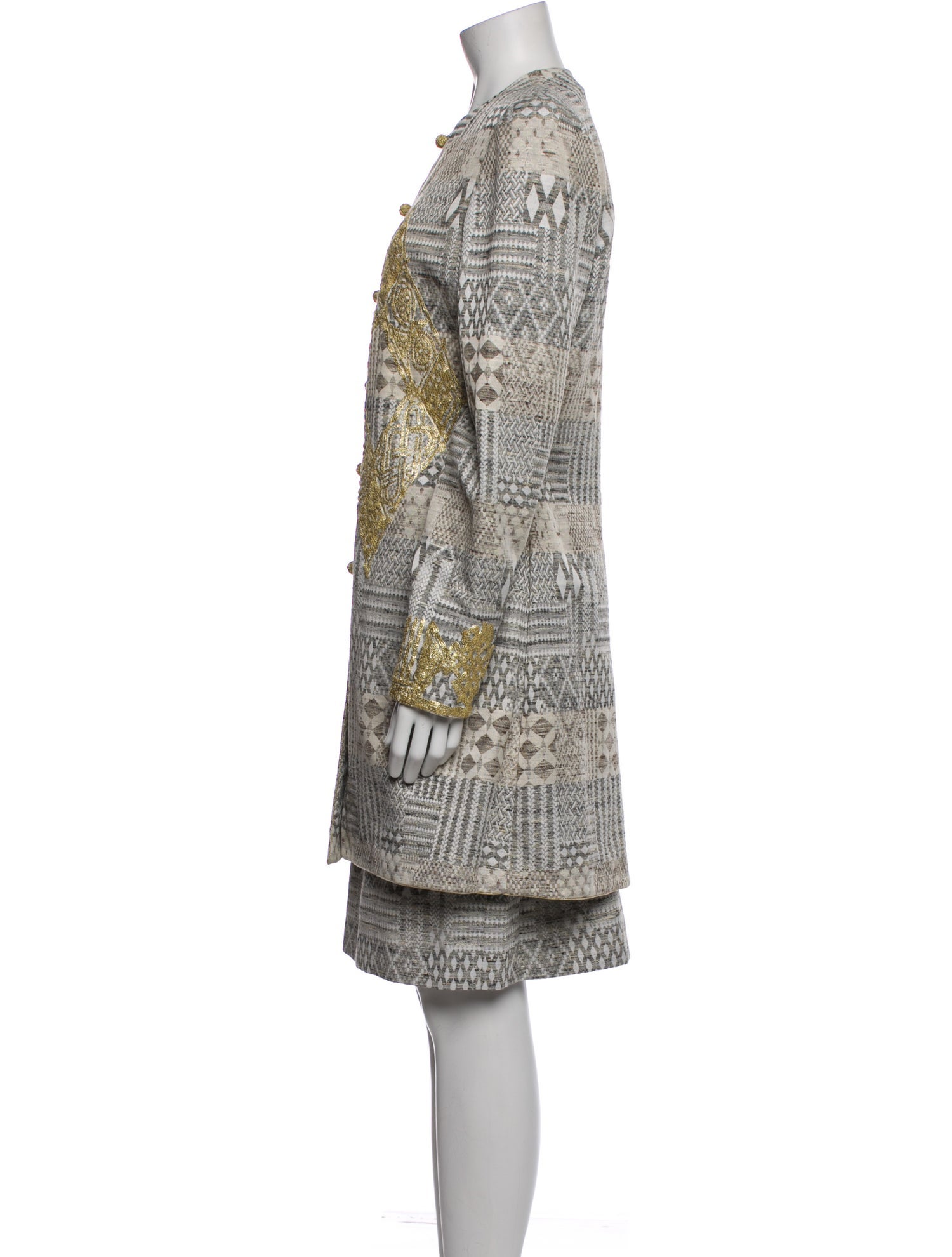 Mary McFadden Vintage 2000's Skirt Suit