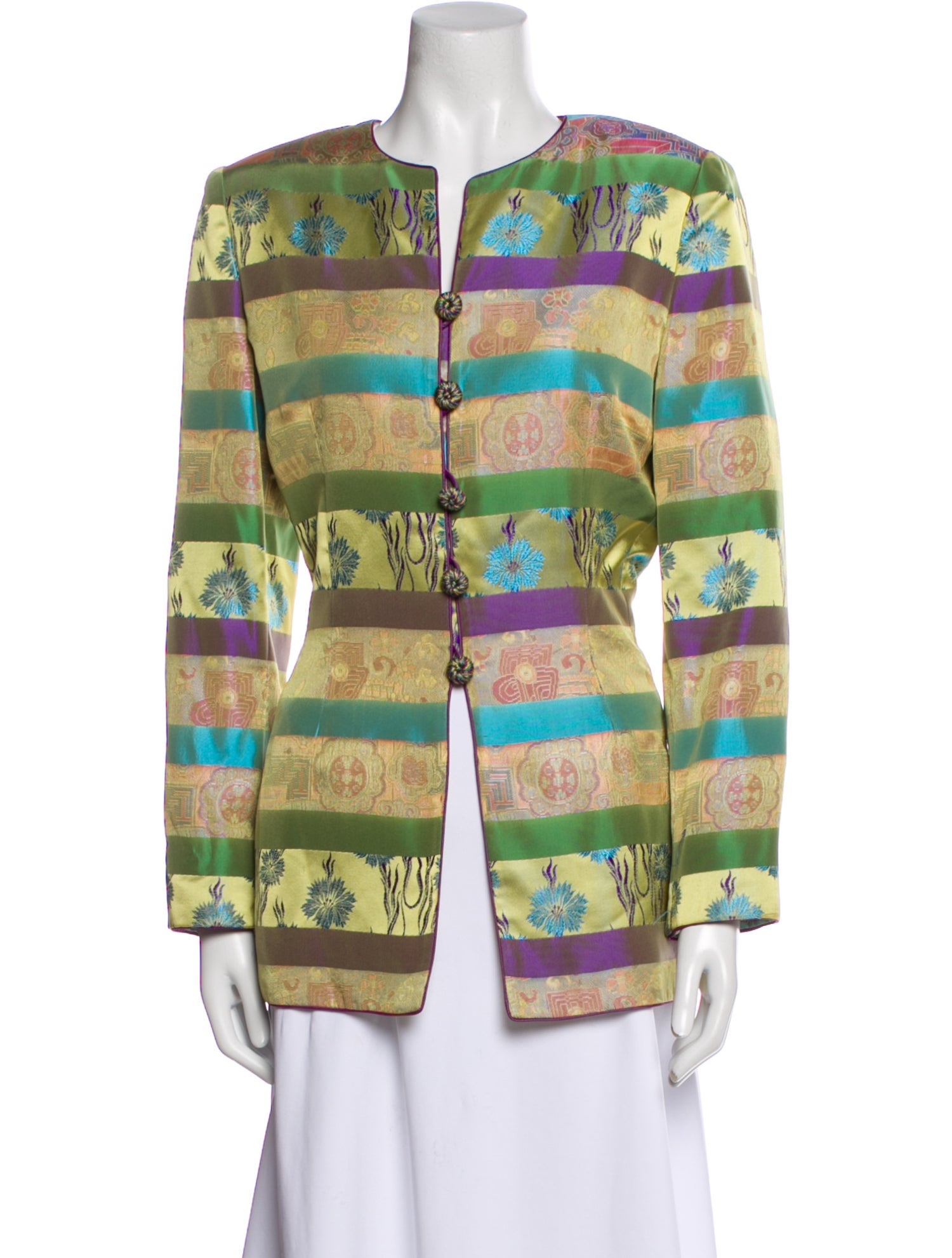 Mary McFadden Printed Coat