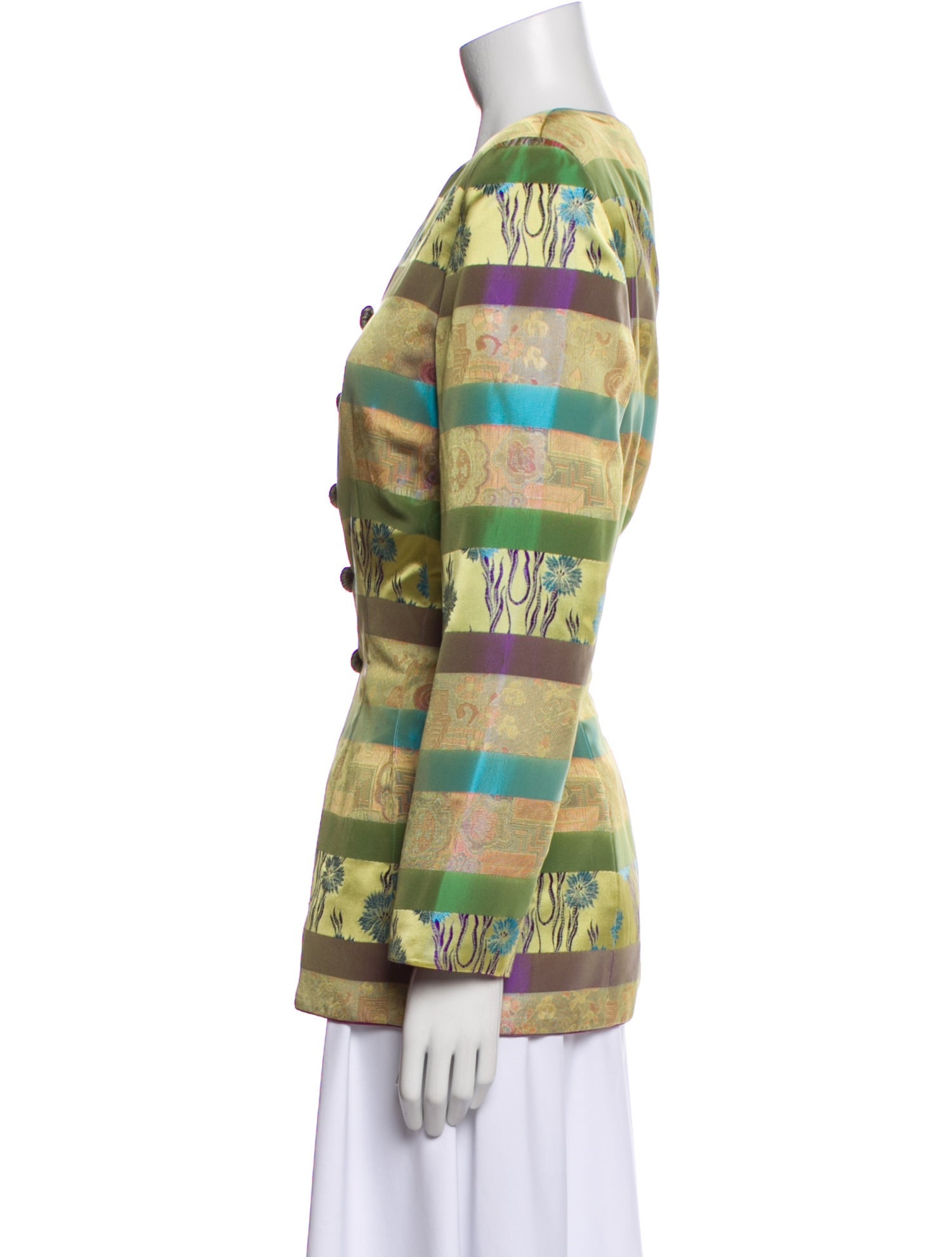 Mary McFadden Printed Coat