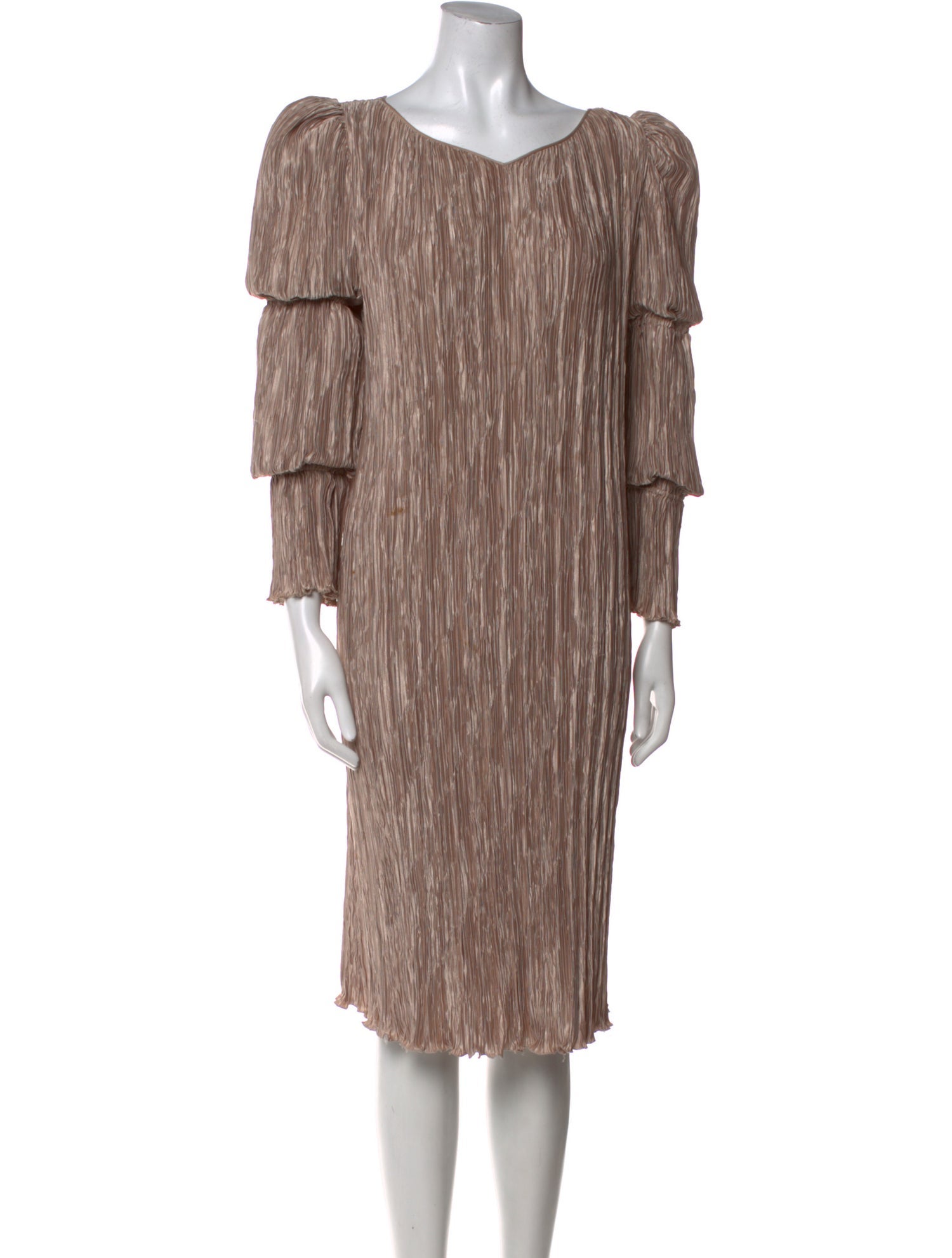 Mary McFadden Vintage Midi Length Dress