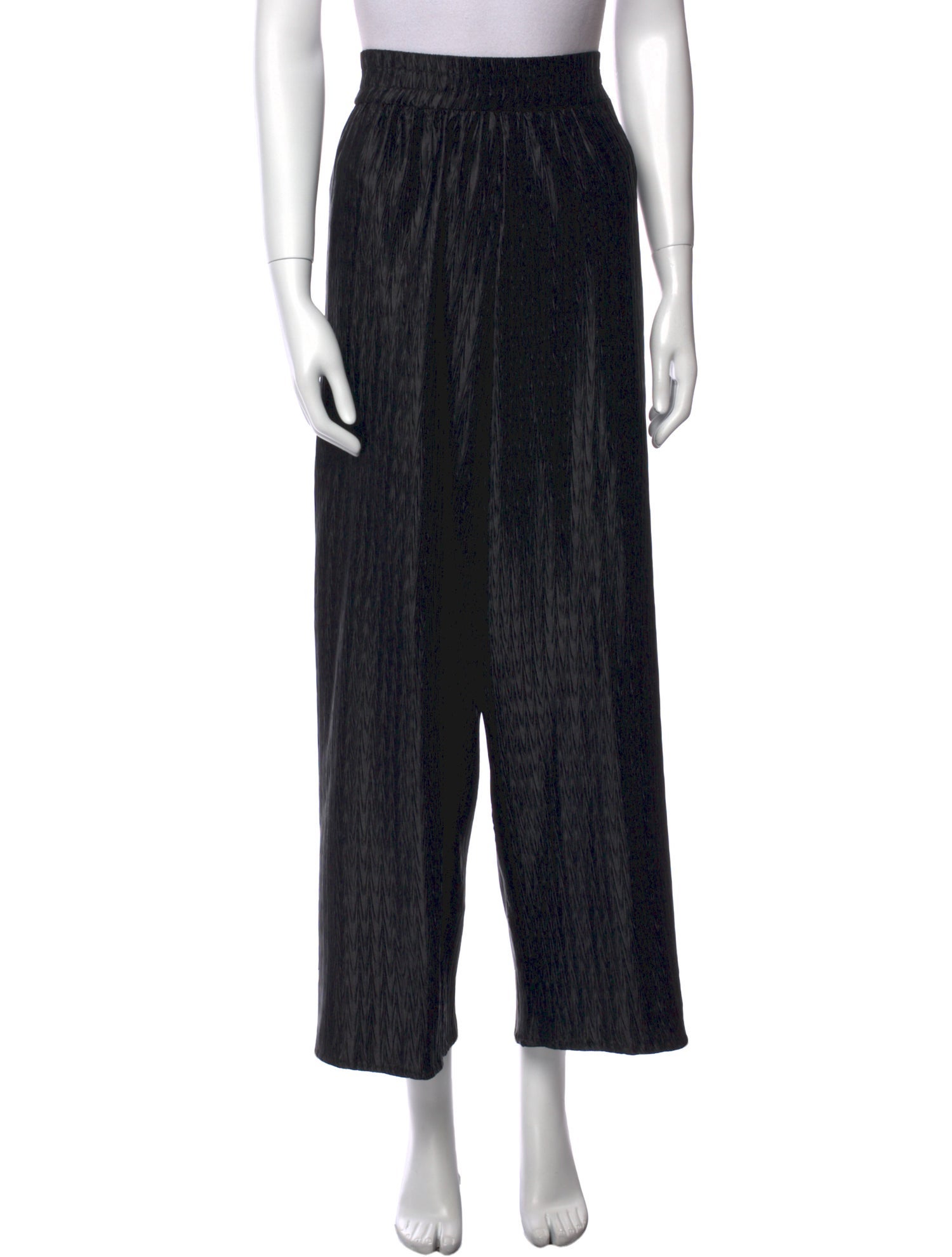 Mary McFadden Striped Wide Leg Pants
