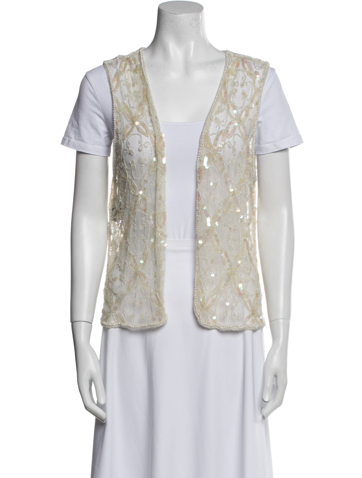 Mary McFadden Printed Vest