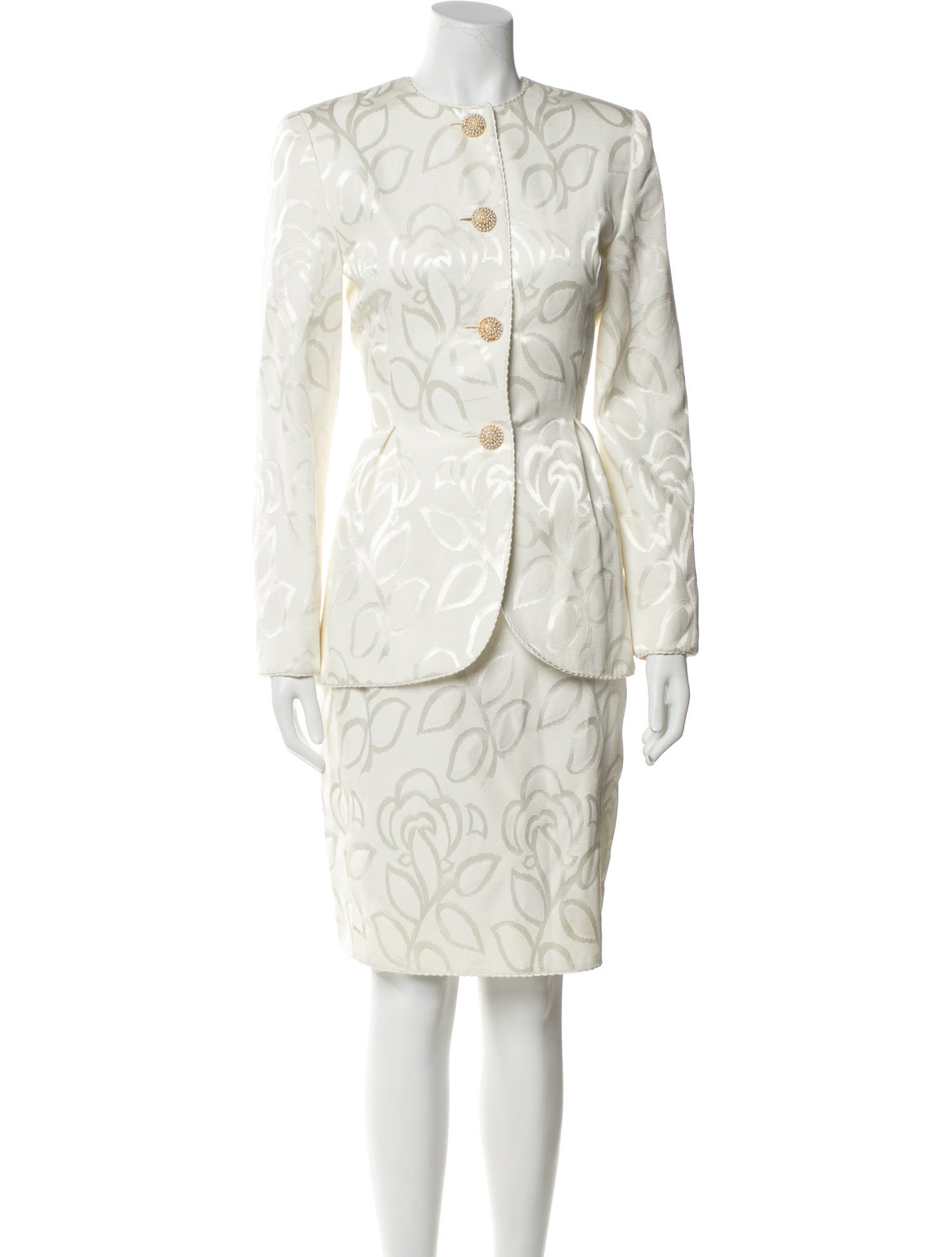 Mary McFadden Vintage 1990's Skirt Set