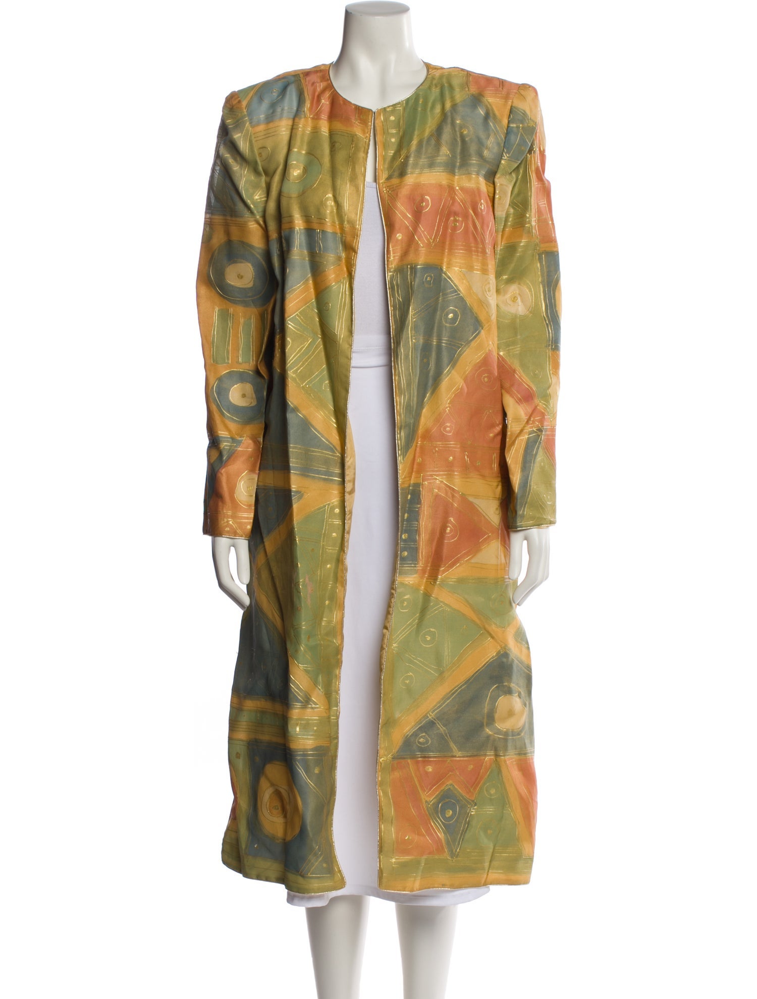 Mary McFadden Vintage Late 1990's - Early 2000's Coat