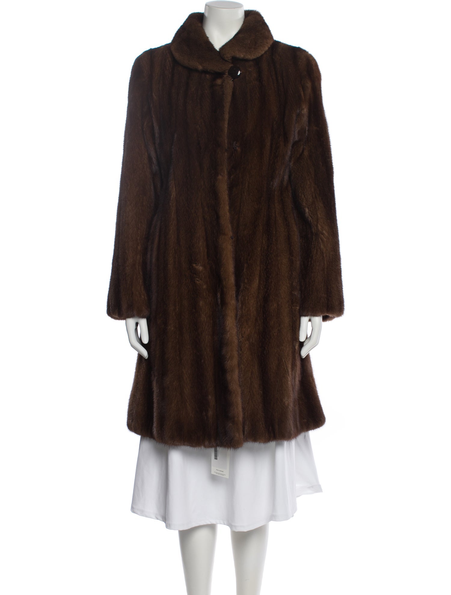 Mary McFadden Vintage 1980's Fur Coat