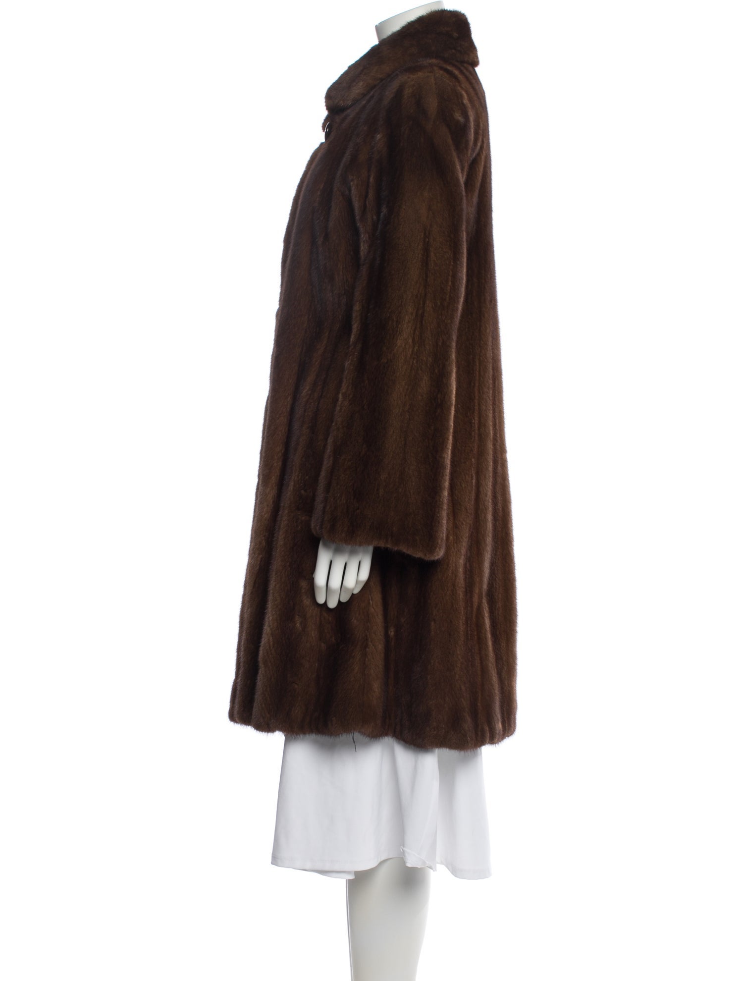 Mary McFadden Vintage 1980's Fur Coat