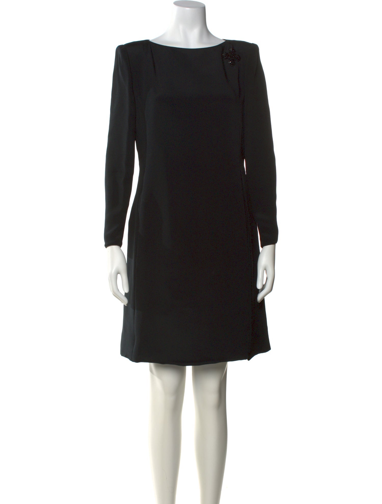 Mary McFadden Silk Knee-Length Dress