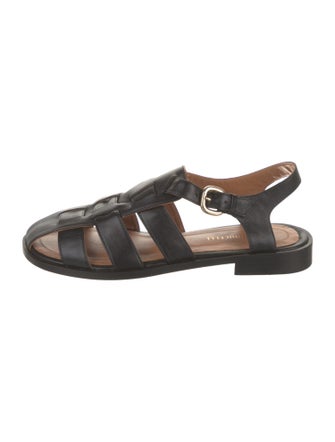 Mari Giudicelli Calfskin Gladiator Sandals