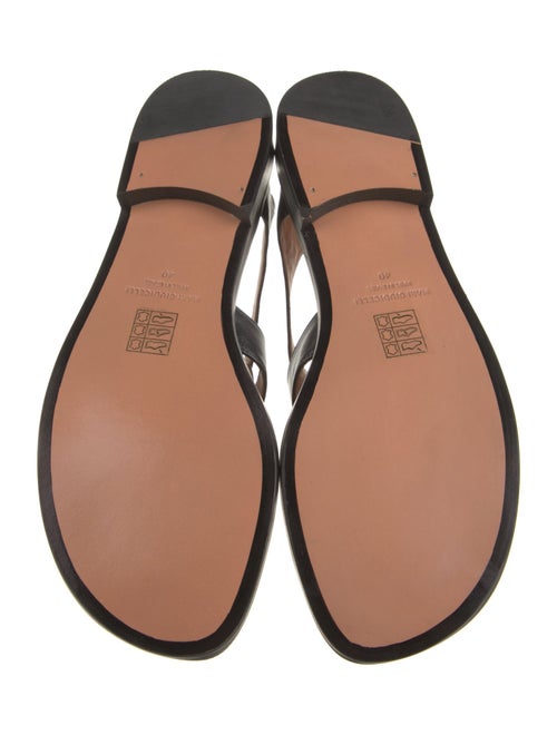 Mari Giudicelli Calfskin Gladiator Sandals