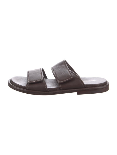 Mari Giudicelli Leather Slides