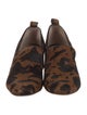 Mari Giudicelli Ponyhair Animal Print Loafers